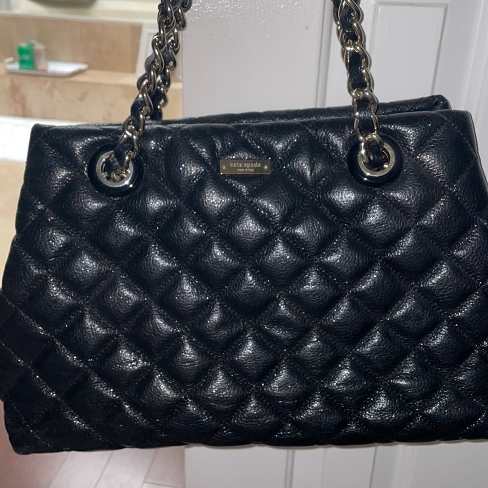 Authentic Kate Spade quilted all leather excellent